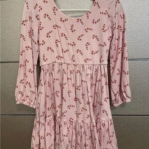 4T Love and Grow Candy Cane twirl dress